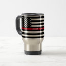Recherche de drapeau rouge tasses Ligne rouge mince