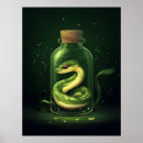 Zoek naar groene slang posters Magie