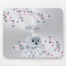 Zoek naar cute owl muismatten Roze