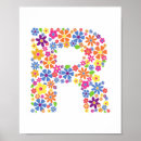 Recherche de monogramme r posters Alphabet