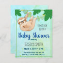 Recherche de sloth baby shower invitations Paresseux