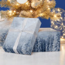 Recherche de scène neige papier cadeau Arbres