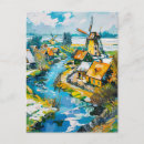 Recherche de néerlandais cartes postales Moulins à vent