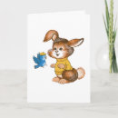 Recherche de lapin vintage vœux cartes Pour enfants