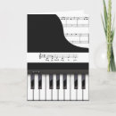 Zoek naar piano sleutels kaarten Groet