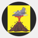 Recherche de volcan autocollants Éruption volcanique