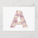 Recherche de monogramme a cartes postales Rose