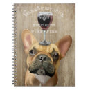 Zoek naar grappige hond notitieboeken Honden en wijn