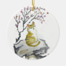 Zoek naar tabby cat ornamenten Groen