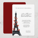 Recherche de tour eiffel mariage invitations Chic