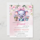 Recherche de little peanut baby shower invitations Éléphant