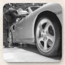 Recherche de automobile dessous de verres Noir et blanc