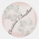 Recherche de winter wedding autocollants Élégant