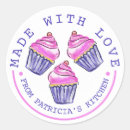 Recherche de baking supplies autocollants Cuit avec amour
