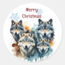 Recherche de loup sauvage autocollants Nature
