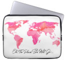 Zoek naar wereldkaart laptop sleeves Roze