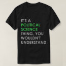 Recherche de science politique tshirts Drôle