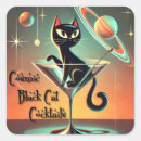 Recherche de chat cosmique autocollants Martini