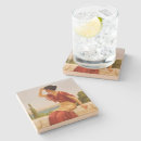 Recherche de belles femmes dessous de verres Vintage