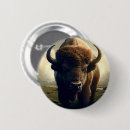 Recherche de bisons de buffle badges Animal