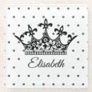 Recherche de reine dessous de verres Blanc