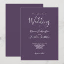 Recherche de violet mariage invitations Traditionel