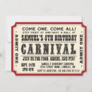 Recherche de billet de carnaval invitations Fête d'anniversaire du carnaval