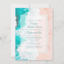 Recherche de plage turquoise invitations Bride