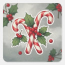 Recherche de houx de noël autocollants Festif