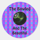Recherche de boules de bowling autocollants Drôle