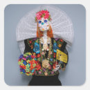 Recherche de la calavera catrina autocollants Dia de muertos
