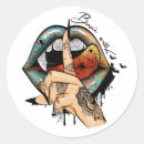 Recherche de crocs de vampire autocollants Lèvres