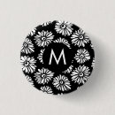 Zoek naar madeliefjes buttons Retro