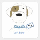 Zoek naar cartoon hond stickers Schattig
