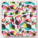 Recherche de toucans dessous de verres Arrière plan