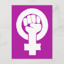 Zoek naar feminist symbol briefkaarten Vrouwenrechten
