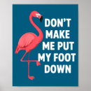 Recherche de flamant drôle posters Flamingo