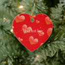 Recherche de red heart ornements Je t'aime