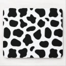 Recherche de vache noire tapis souris Blanc