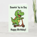 Recherche de scooter anniversaire cartes Illustration