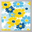 Recherche de motif de marguerite posters Floral