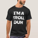 Recherche de troll drôle tshirts Je suis