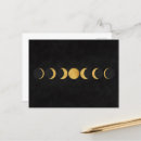 Recherche de phases de lune cartes postales Noir