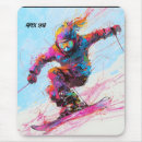 Recherche de ski neige tapis souris Skieur