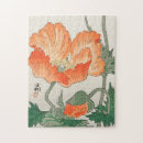Recherche de coquelicot puzzles Orange