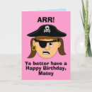 Recherche de pirate rose cartes postales Enfant