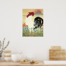 Recherche de poulet coq posters Floral