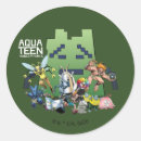 Zoek naar schurken stickers Aqua teen hunger force