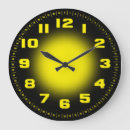 Recherche de jaune néon horloges Noir