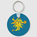 Recherche de soleil souriant porteclés Dessin